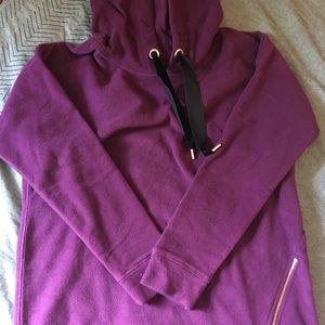 Purple fleece hoodie